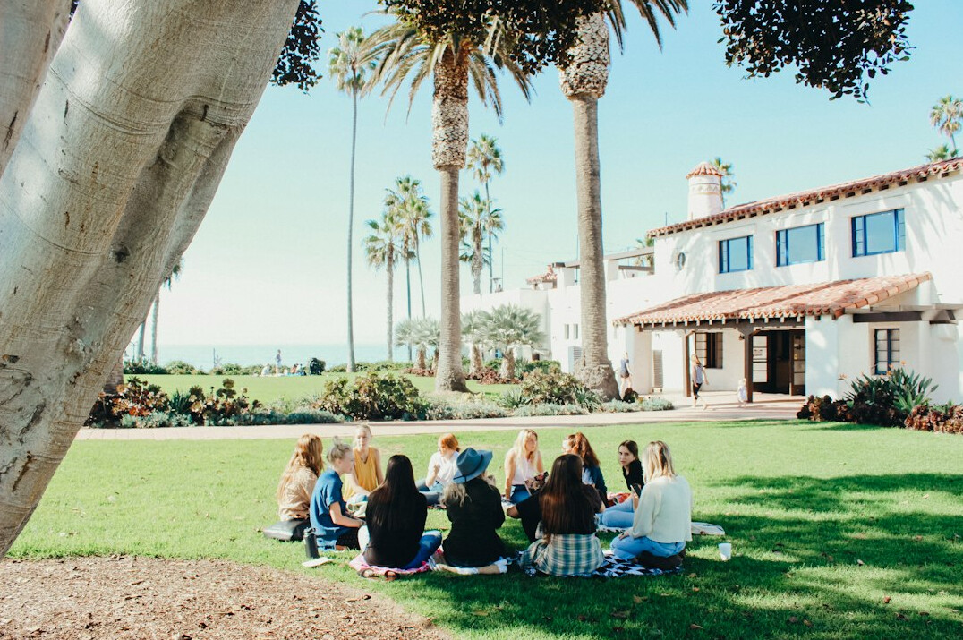 Group workshop with people sitting in a circle